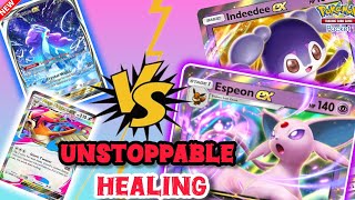 Espeon EX Is Back! UNKILLABLE Healing Deck Part 2 (Mega Pidgeot EX Gets Deleted) #pokemontcgpocket