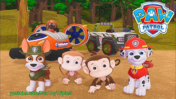 Paw Patrol On A Roll! #15 Tracker and Marshall Save the Stinky Monkey