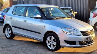 2013 (63) Skoda Fabia SE 1.2 12V 5Dr in Brilliant Silver. 31k Miles. 2 Owners. 9 Services. £6000