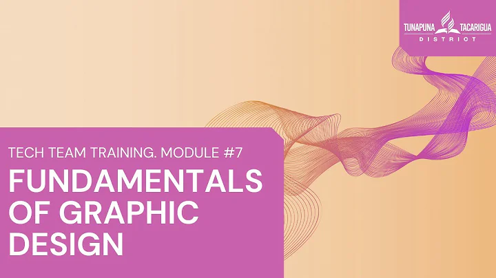 Tech Team Training || Fundamentals of Graphic Desi...