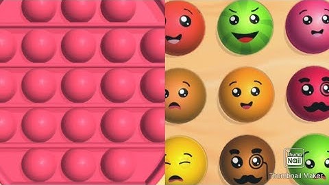 Pop it Fidget 3D Gameplay ! Very relaxing and satisfying gameplay