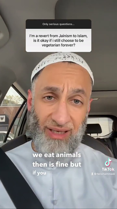 Ruling on being a vegetarian #fyp #islam #farishammadi