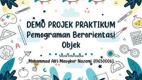Demo Projek UAS Praktikum PBO