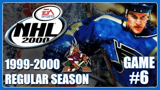 NHL 2000 #6 OF 82 - PHOENIX COYOTES - 1999-2000 REGULAR SEASON