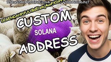 How to create a custom solana vanity address FREE