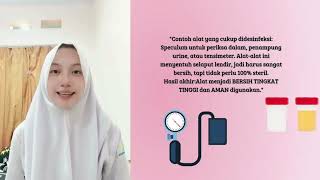Video Edukasi Sterilisasi Vs Desinfeksi Alat Kebidanan - Putri Indayani Aviva Montoh