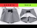 MODELAGEM DE SHORTS SAIA COM BOLSO   INFANTIL