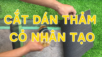 Hướng Dẫn Cách Cắt Dán Ghép Thảm Cỏ Nhân Tạo Đúng Kỹ Thuật | Cỏ Nhân Tạo SG