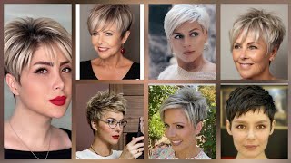 Best Short Blunt  Haircuts Ideas For Women of All Ages/Superlative Short HairStyles For Women 2024#