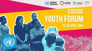 Youth Forum 2024 (Opening) | United Nations
