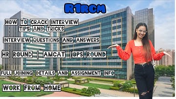 R1RCM how to crack interview?|Tips and tricks| Interview questions and answers| Hr| Amcat| Ops round