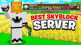 BEST NEW MINECRAFT SKYBLOCK SERVER! | | Minecraft Skyblock Server Java + Bedrock Edition 1.19.2 [1]