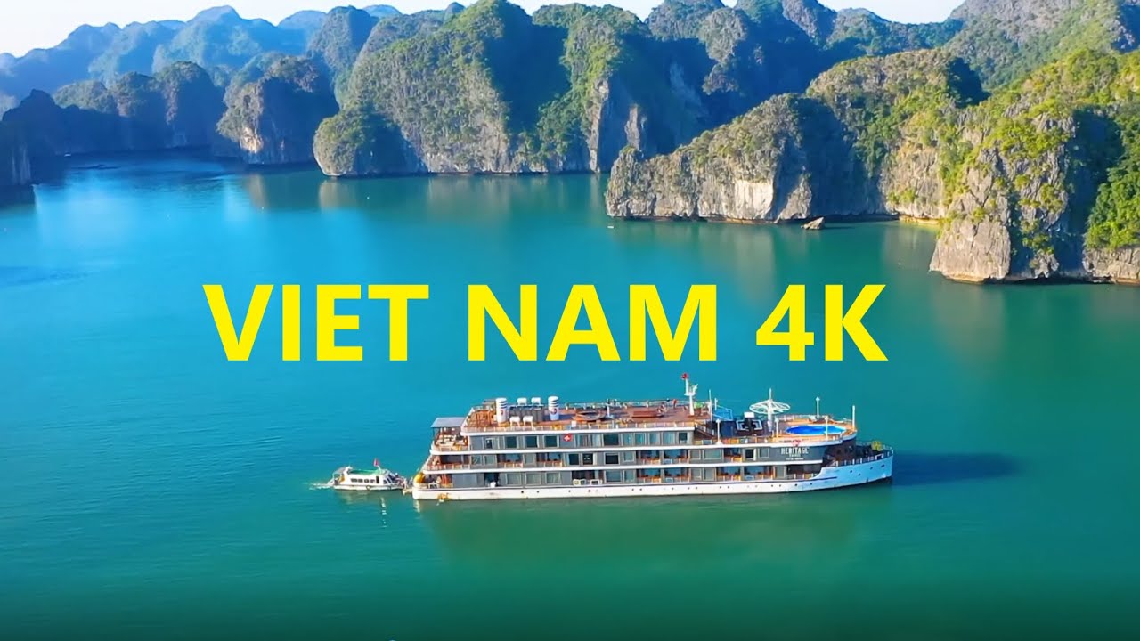 Vietnamese nature from Above 🇻🇳  Vietnam 4K | Relaxing Piano | ✌😍