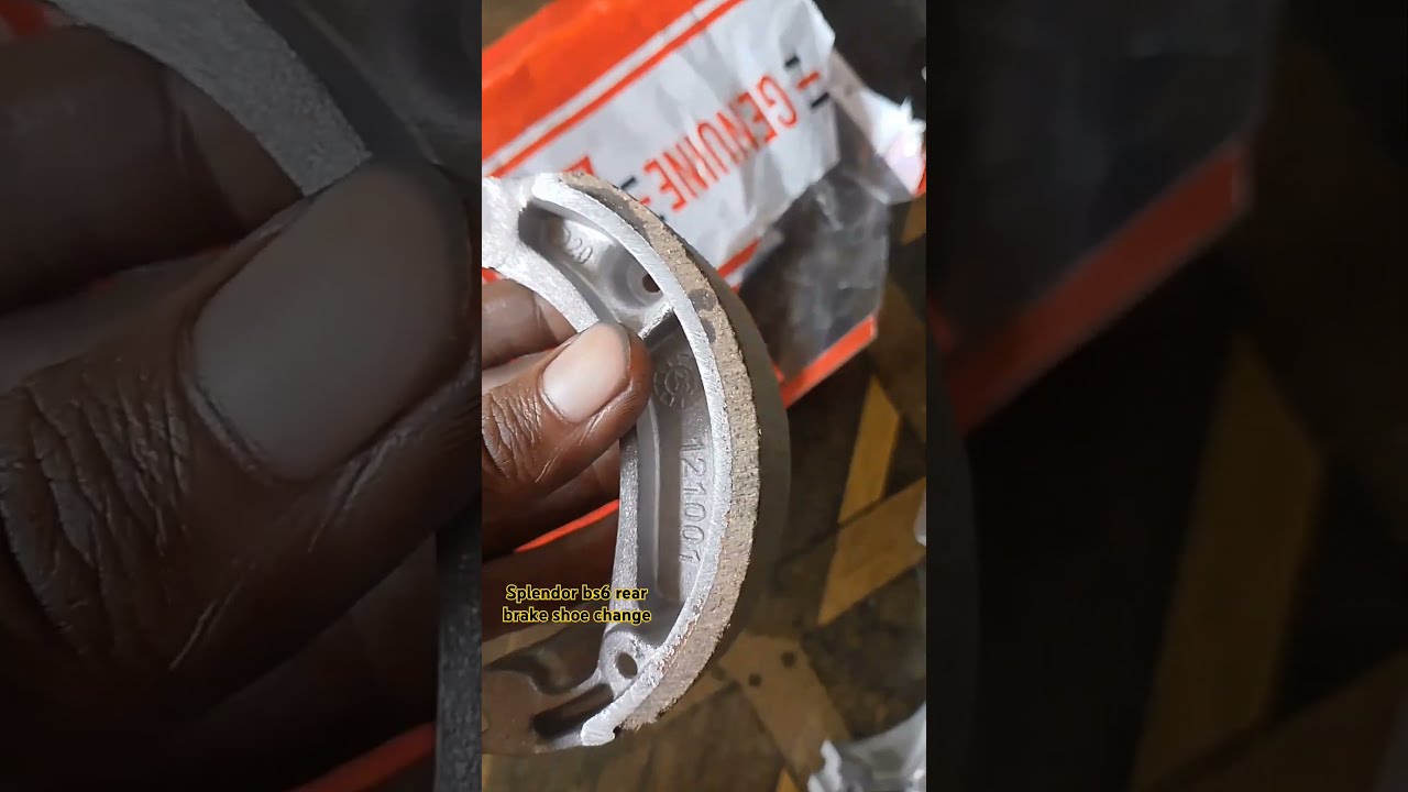 Splendor Plus Bs6 Brake Shoe Change YouTube Splendor Plus Bs6 Brake Shoe Change YouTube
