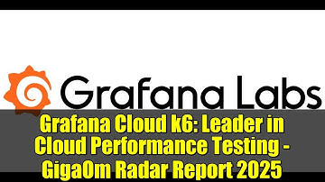 Grafana Cloud k6: Leader in Cloud Performance Testing - GigaOm Radar Report 2025