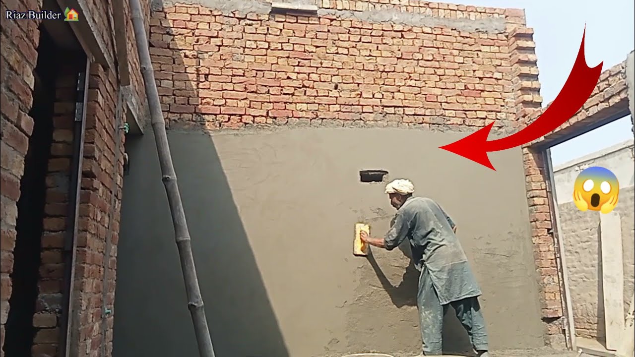 Plaster Riaz Plaster ko mukamal kesy kea new construction home design|Riaz builder 🏠 ...