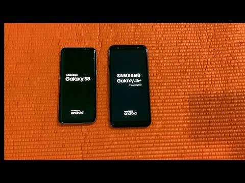 Samsung Galaxy S8 vs Samsung Galaxy J6 Plus - Speed Test!