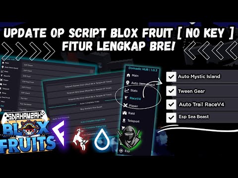 [ UPDATE ] BLOX FRUIT OP SCRIPT MOBILE GAPAKE KEY! | AUTO RACE V4! | TP TO GEAR | AUTO CHEST! | 2023