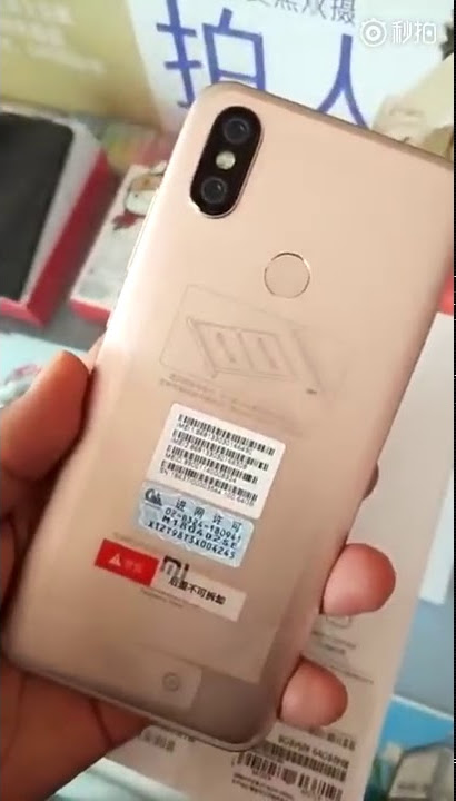 Xiaomi Mi 6x hands-on video leaked