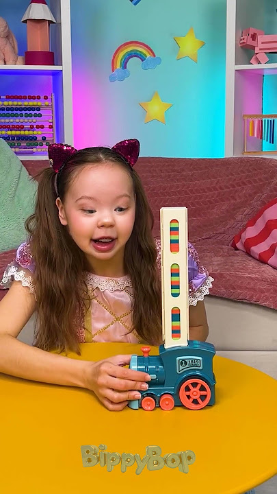 🚂😍Pembangun Kereta Api Domino: Mainan Seru untuk Anak-Anak!