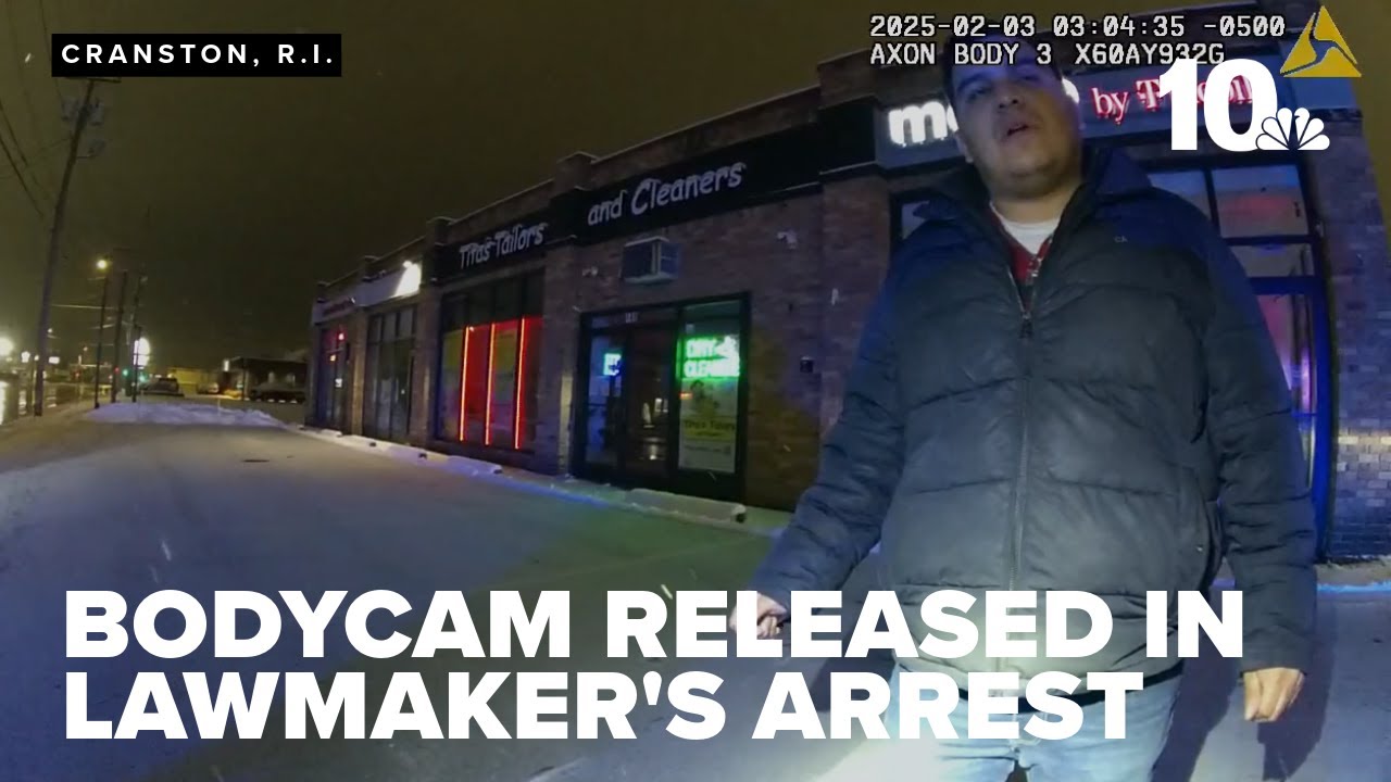 Police bodycam video shows officer arrest state lawmaker on suspicion ...