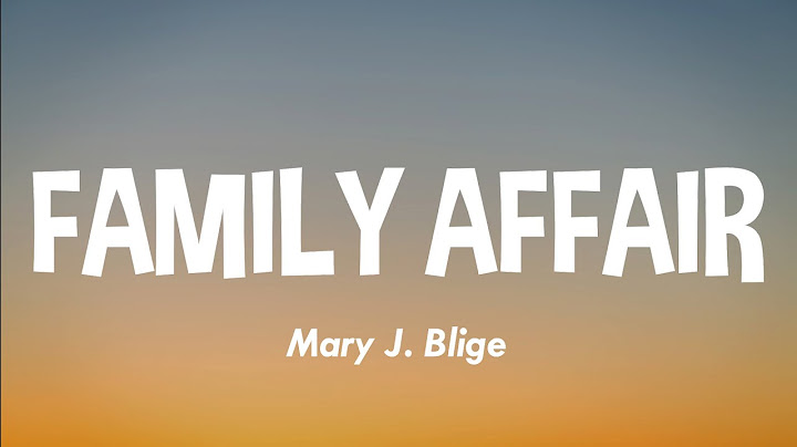 Family Affair Lyric Video version - Lyric Video performance video thumbnail