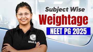 NEET PG 2025: Subject Wise Weightage Explained by Dr. Oishika | Must-Watch #neetpg2025 #dr.oishika