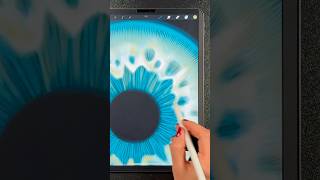 Iris - iPad drawing in Procreate (#shorts) screenshot 2