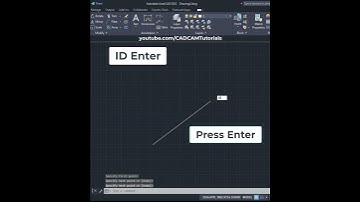 AutoCAD Find Coordinates of a Point #Shorts