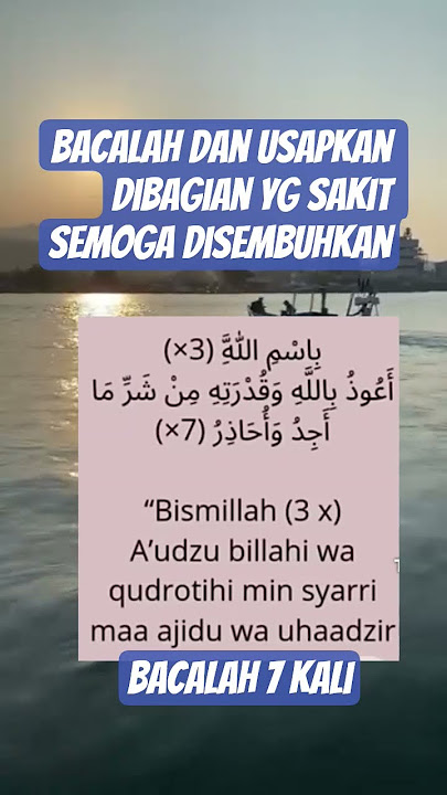 bacalah doa ini semoga disembuhkan dari segala macam penyakit #instrumental
