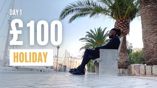 Day 1  The £100 Holiday to Spain