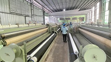 【Insect Net Weaving Machine】5200mm super wide water jet loom for monofilament insect net