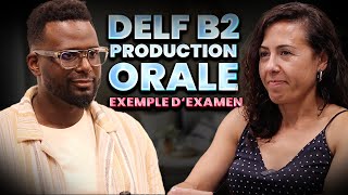 DELF B2 PRODUCTION ORALE, exemple d'examen 1/2  : le télétravail