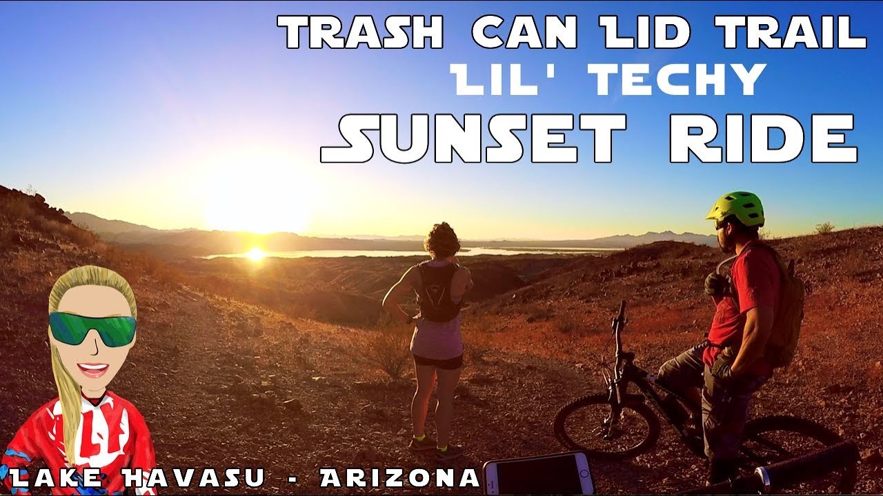 BEAUTIFUL SUNSET RIDE \\ Trash Can Lid Trail \\ Mountain Biking Lake