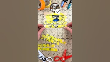 Try to solve Impossible Paper Craft puzzle with Coolest Joy by Inside Out #insideout #papercraft