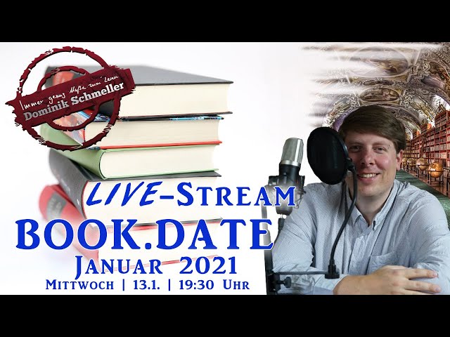 Book.Date Januar 2021 - LIVE-STREAM - Schreibtischbericht, Lesemonat, Fantasy News und vieles mehr