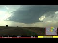 Beautiful LP Supercell Tracks Across SW Kansas - Live As It Happened!