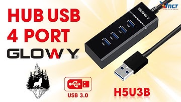 Bộ chia 4 cổng USB - HUB Gloway H5U3B - USB 3.0