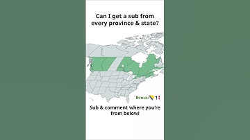 Can I get a sub from every province and state? Day 15 #shorts