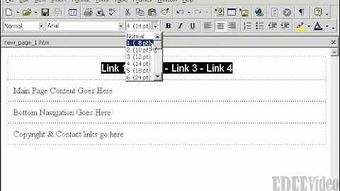 How to Create a Minisite Using Frontpage [Course 07 - Creating A Minisite]
