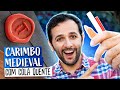 Como fazer um SELO DE CERA em casa (sinete e lacre de cera) 🔵Manual do Mundo