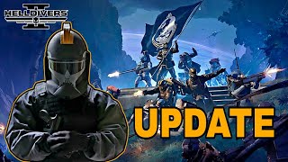 NEW UPDATE HELLDIVERS, LET'S DIVE IN.