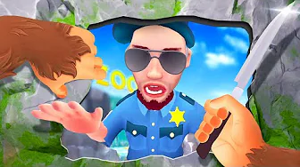 HIDING From Zoo Security in Secret Room - I Am Monkey VR