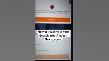 How to reactivate your Amazon flex account #reactivate #amazon #amazonflex