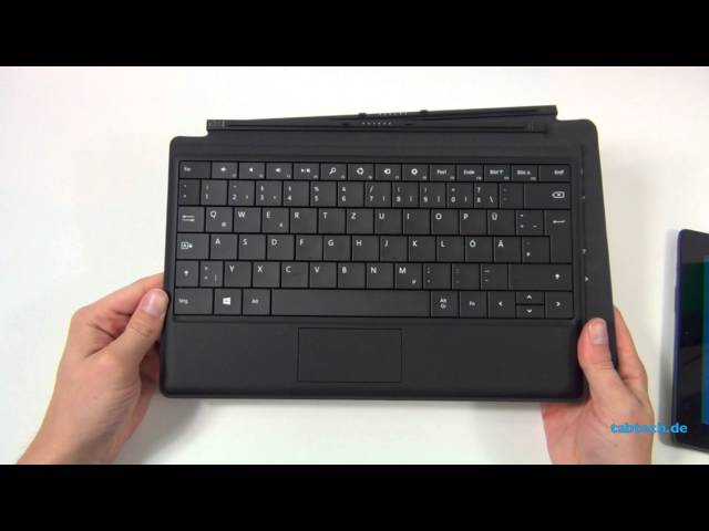 Touch Cover vs. Type Cover für Microsoft Surface - Deutsch - YouTube