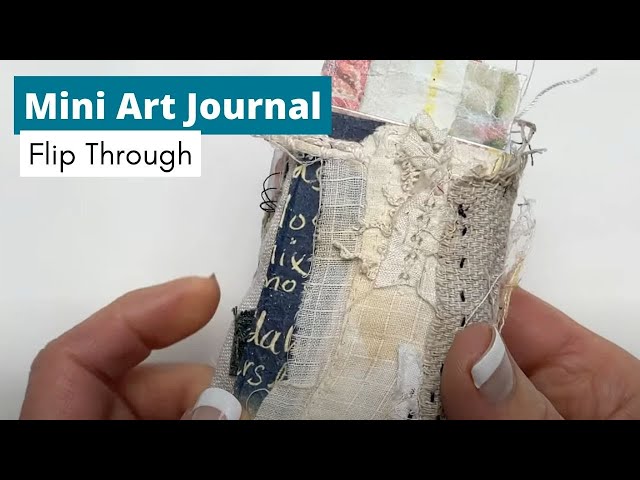 1 Theme - 28 Collages: A Flip Through of My Altered Book Collage Journal 