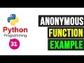 Python Programming Tutorial - Anonymous function  Lambda ...