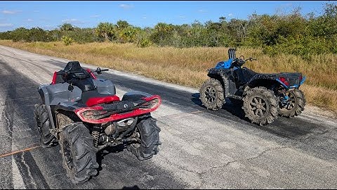 75mph! Polaris vs. Can am Pulls! 2025 XMR 850 & 700 Top Speed, Draggy Results Outlander vs Sportsman