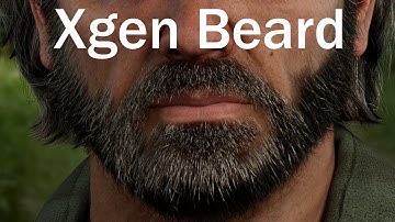 Maya Xgen Beard Timelapse