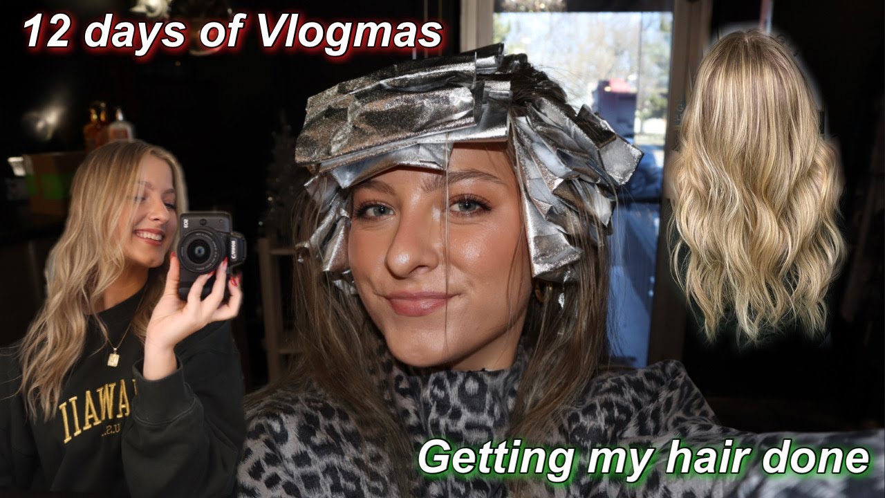 Getting my hair done!!\\12 days of Vlogmas day 4 YouTube